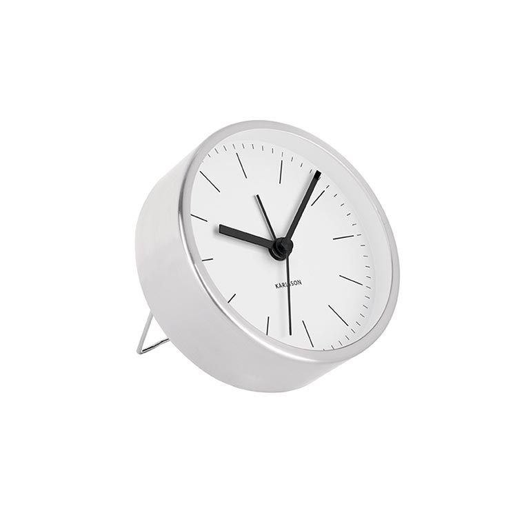 Karlsson Minimal Alarm Clock - White | Koop.co.nz