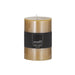 Amalfi Ribbed Unscented Pillar Candle - Mustard (10cm) | Koop.co.nz