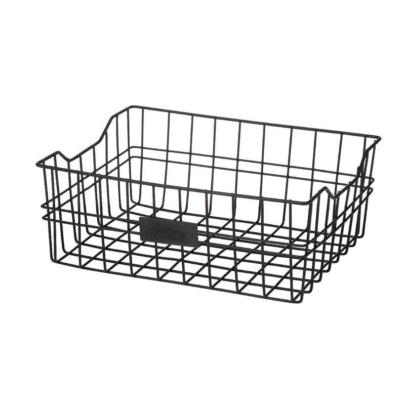 Academy Black Rectangle Basket Storage Basket NZ KOOP — Koop