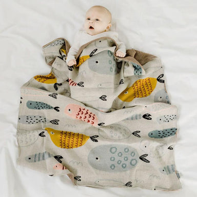 Di Lusso Living Felix Fish Baby Blanket | Koop.co.nz