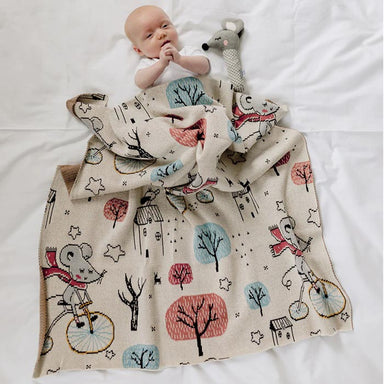 Di Lusso Living Maisie Mouse Baby Blanket | Koop.co.nz