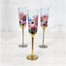 Nel Lusso Botanic Blooms Champagne Flutes Set/4 | Koop.co.nz