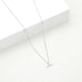 Linda Tahija Mini T-Bar Necklace - Silver | Koop.co.nz