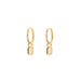 Linda Tahija Tate Huggie Hoop Earrings - Gold | Koop.co.nz