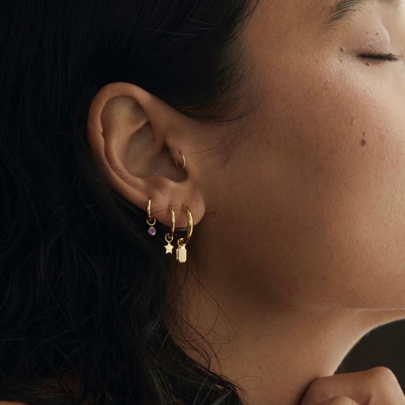Amazon.com: Stainless Steel Womens Hoop Earrings for Men Huggie Ear  Piercings Hypoallergenic 20G (3pair Silver+Gold+Black) : Clothing, Shoes &  Jewelry