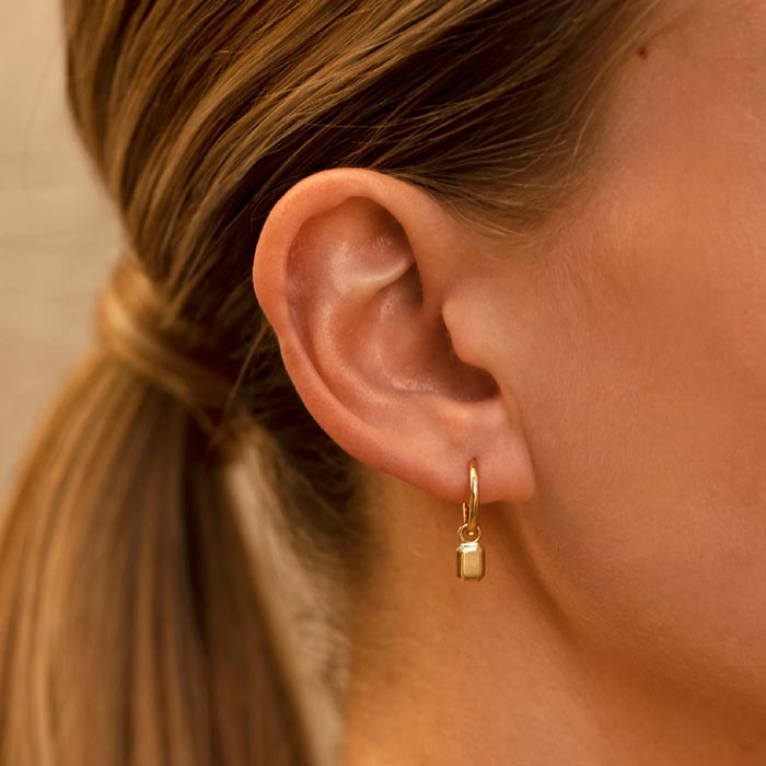 ANITA KO Luna 18-karat gold diamond hoop earrings | NET-A-PORTER
