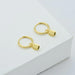 Linda Tahija Tate Huggie Hoop Earrings - Gold | Koop.co.nz