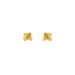 Linda Tahija Hydrangea Stud Earrings - Gold | Koop.co.nz