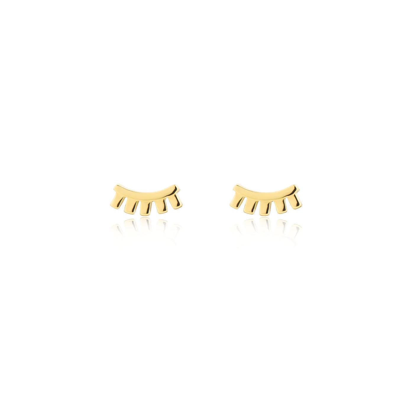 Linda Tahija Wink Stud Earrings - Gold | Koop.co.nz