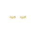 Linda Tahija Wink Stud Earrings - Gold | Koop.co.nz