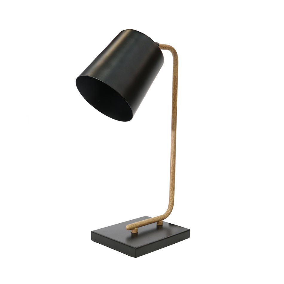 Le Forge Nolan Lamp - Black (42cm) | Koop.co.nz