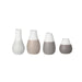 Rader Mini Pastel Vase Set/4 - Grey | Koop.co.nz
