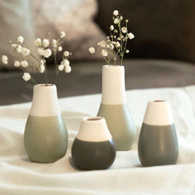 Rader Mini Pastel Vase Set/4 - Green | Koop.co.nz