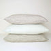 Raine & Humble Linen Stripe Cushion - Olive Green (60cm) | Koop.co.nz