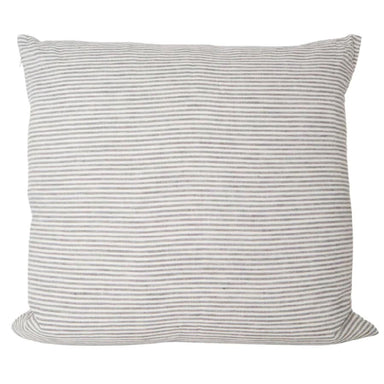 Raine & Humble Linen Stripe Cushion - Storm (60cm) | Koop.co.nz