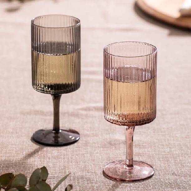 Ladelle Erskine Wine Glass Set - Espresso (4pc) | Koop.co.nz