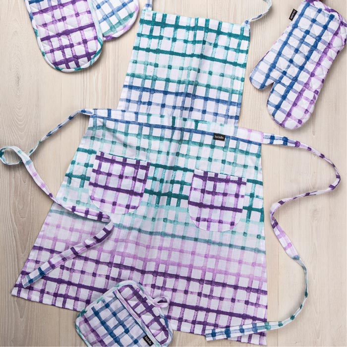 Ladelle Trinny Lavender Sherbert Tea Towel Set (3pc) | Koop.co.nz