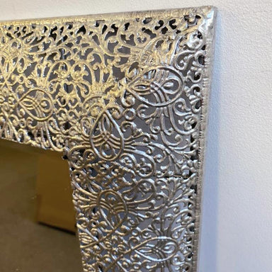 Le Forge Large Rectangle Silver Marrakesh Mirror (95cm) | Koop.co.nz