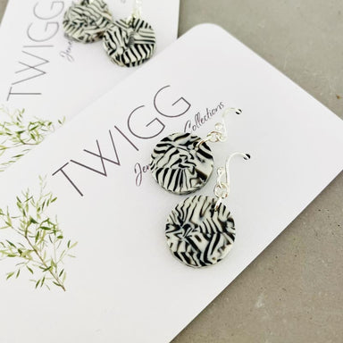 Twigg Mono Disc Earrings | Koop.co.nz