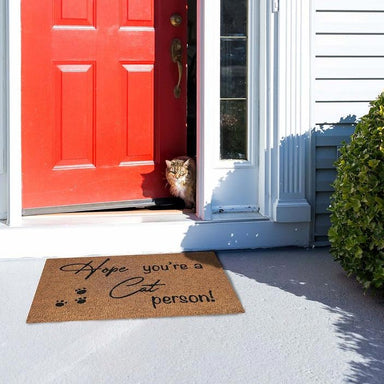 Urban Products Cat Person Doormat | Koop.co.nz