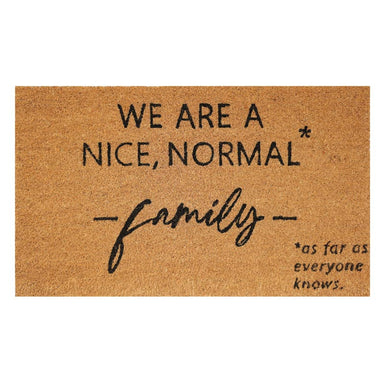 Urban Products Nice Normal Family Doormat | Koop.co.nz
