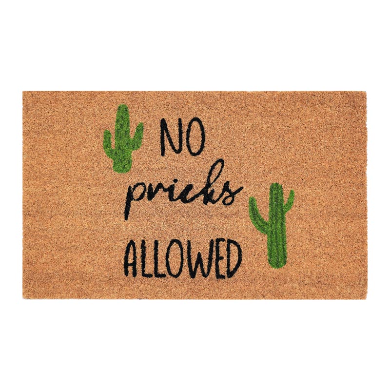 Urban Products No Pricks Allowed Doormat Funny Doormats NZ KOOP — Koop