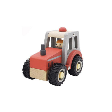 A.T.C Wooden Farm Tractor - Red | Koop.co.nz