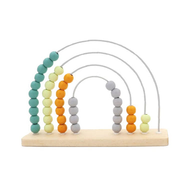 A.T.C Wooden Rainbow Bead Abacus - Green | Koop.co.nz