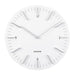 Karlsson Detailed Wall Clock – White (30cm) | Koop.co.nz