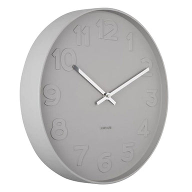 Karlsson Mr Grey Numbers Wall Clock (37.5cm) | Koop.co.nz