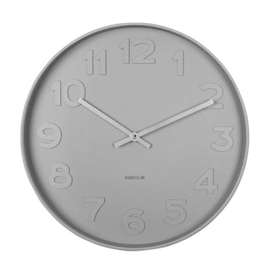 Karlsson Mr Grey Numbers Wall Clock (37.5cm) | Koop.co.nz