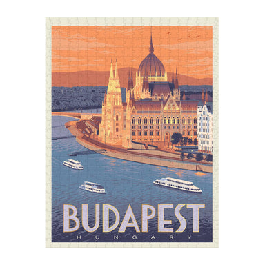 DesignWorks Ink World Travel Jigsaw Puzzle - Budapest (500pc) | Koop.co.nz