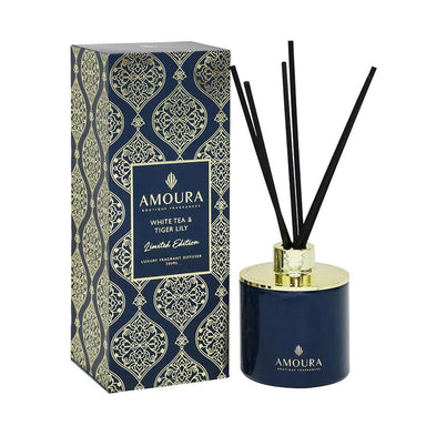Amoura Luxury Fragrant Diffuser - White Tea & Tiger Lily | Koop.co.nz