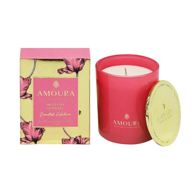 Amoura Luxury Fragrant Candle - Valley Of Flowers | Koop.co.nz