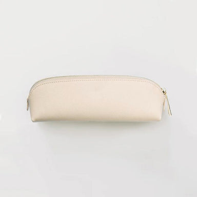 Papier HQ Saffiano Leather Slim Pencil Case - Nude | Koop.co.nz