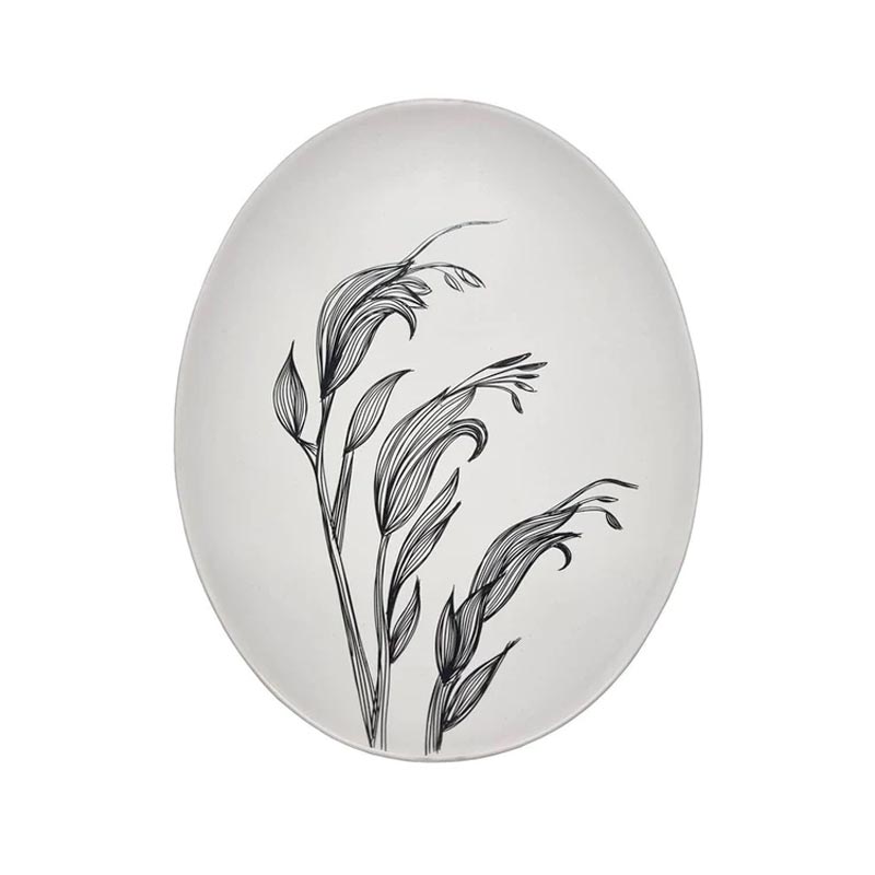 Jo Luping Large Porcelain Harakeke Bowl (24cm) | Koop.co.nz