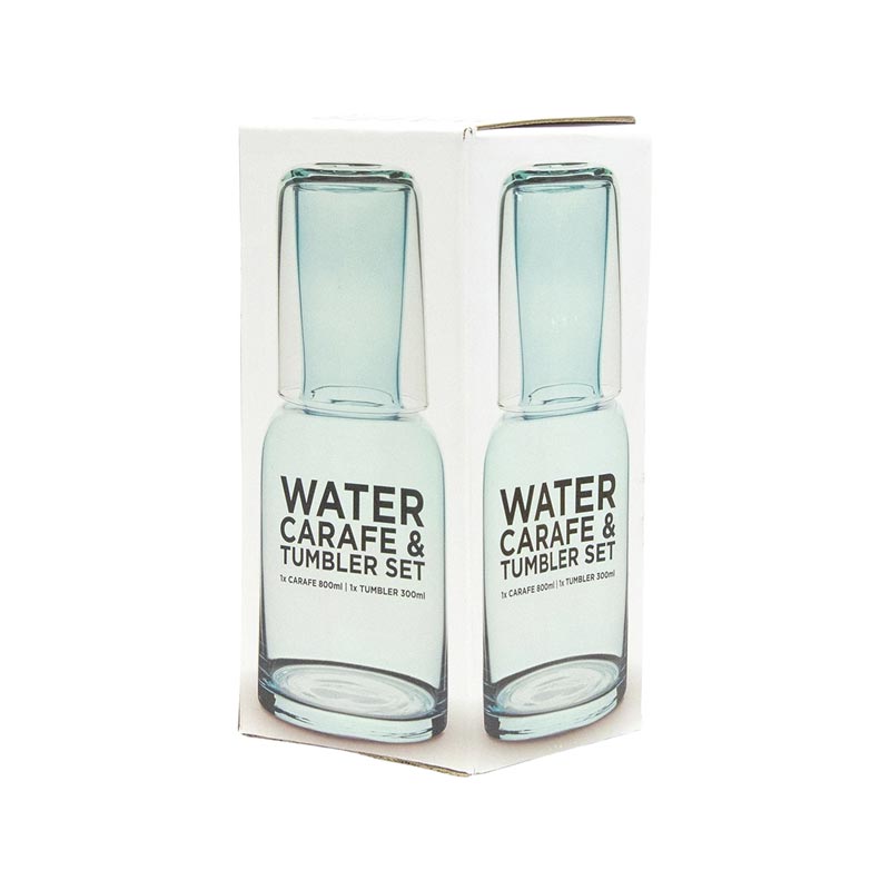 Annabel Trends Water Carafe & Tumbler Set - Aqua (800ml) | Koop.co.nz
