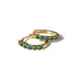 Lindi Kingi Emerald Baguette Gold Earrings | Koop.co.nz