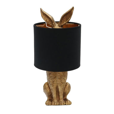 Le Forge Bunny Lamp - Black (43cm) | Koop.co.nz