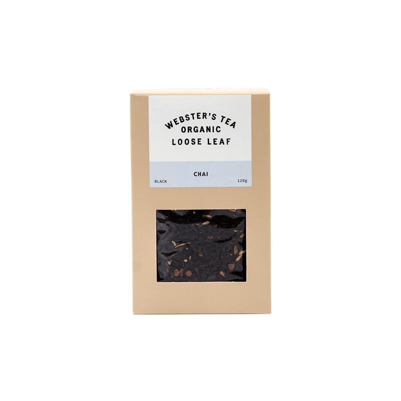 Webster's Tea Organic Loose Leaf Chai Tea (100g) | Koop.co.nz