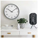 One Six Eight Carmen Cool Grey Clock (30cm) | Koop.co.nz