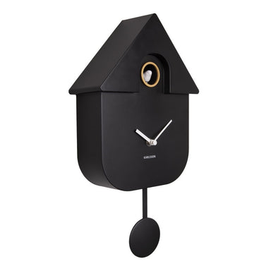 Karlsson Modern Cuckoo Wall Clock - Black | Koop.co.nz