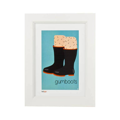 Pint Size Gumboots Print (A4) | Koop.co.nz