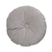 Jason Grey Velvet Round Cushion (35cm) | Koop.co.nz