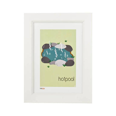 Pint Size Hotpool Print (A4) | Koop.co.nz