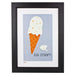 Pint Size Ice Cream Print (A3) | Koop.co.nz