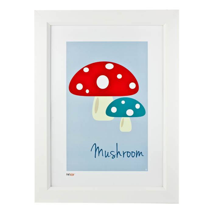 Pint Size Mushroom Print (A3) | Koop.co.nz