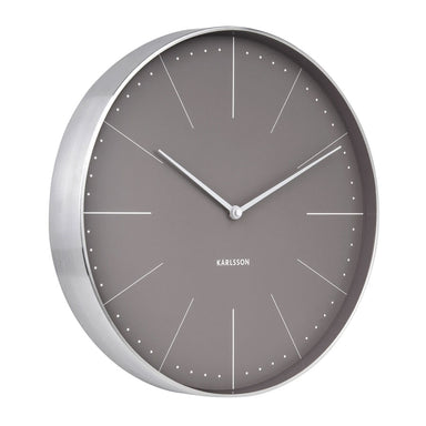 Karlsson Normann Station Clock - Grey (37.5cm) | Koop.co.nz