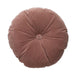 Jason Rose Velvet Round Cushion (35cm) | Koop.co.nz