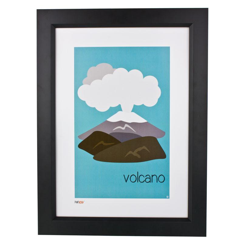 Pint Size Volcano NZ Print (A3) | Koop.co.nz